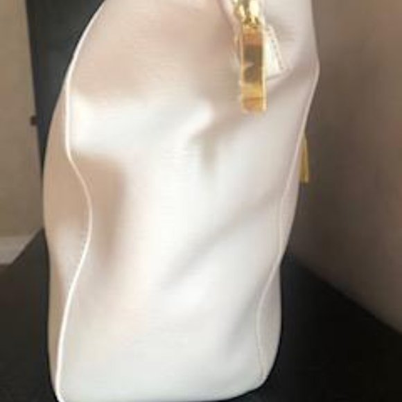 White leather satchel - Picture 4 of 5